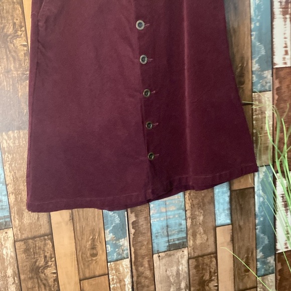 St.Johns bay soft purple button down skirt - Picture 5 of 16